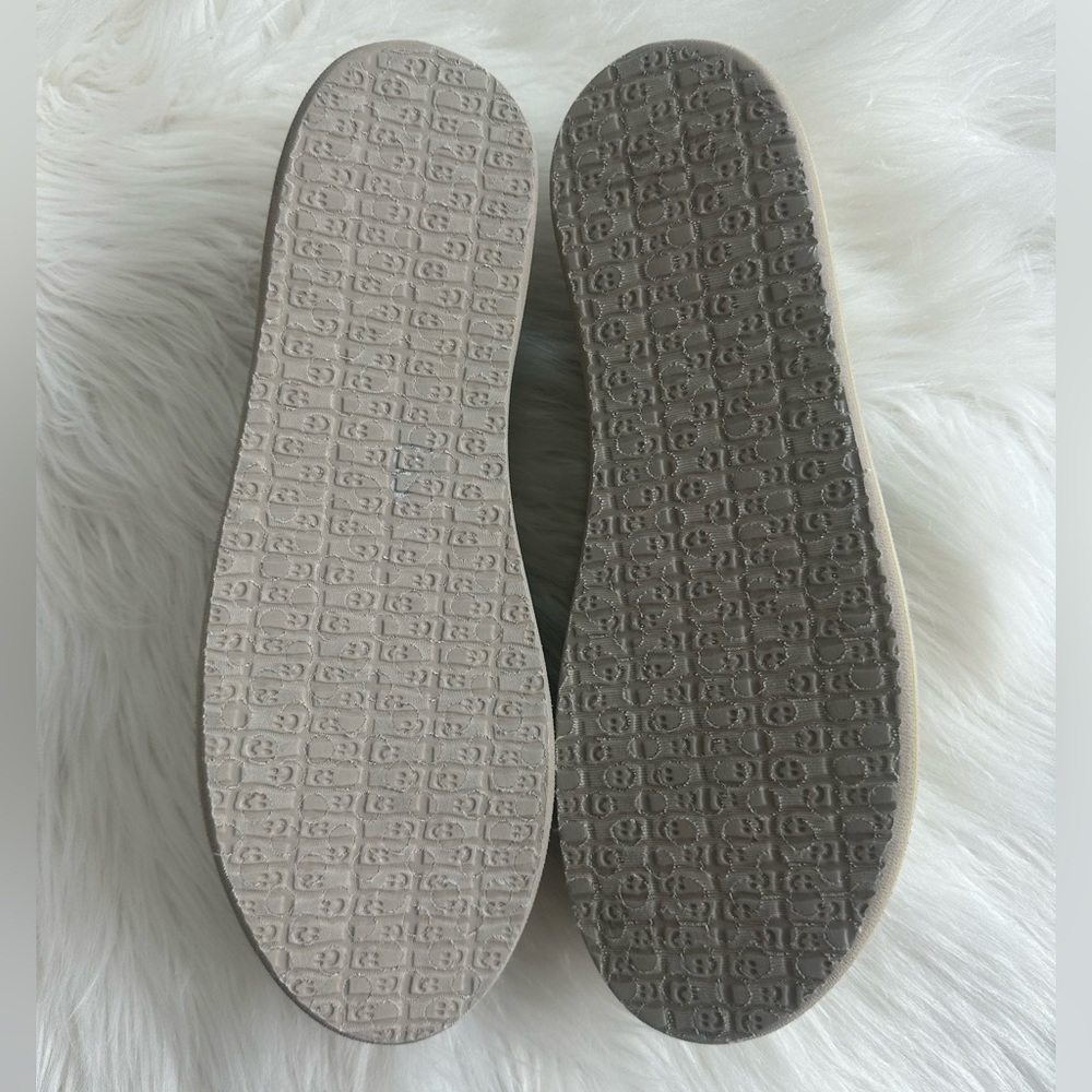 Sanuk Sidewalk Surfer Canvas Shoes Womens Size 9 Natural Khaki Green Slip On - Picture 11 of 13